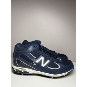 New Balance Baseball Softball Metal Cleats Mens Navy White - Size 14(2E) Wide